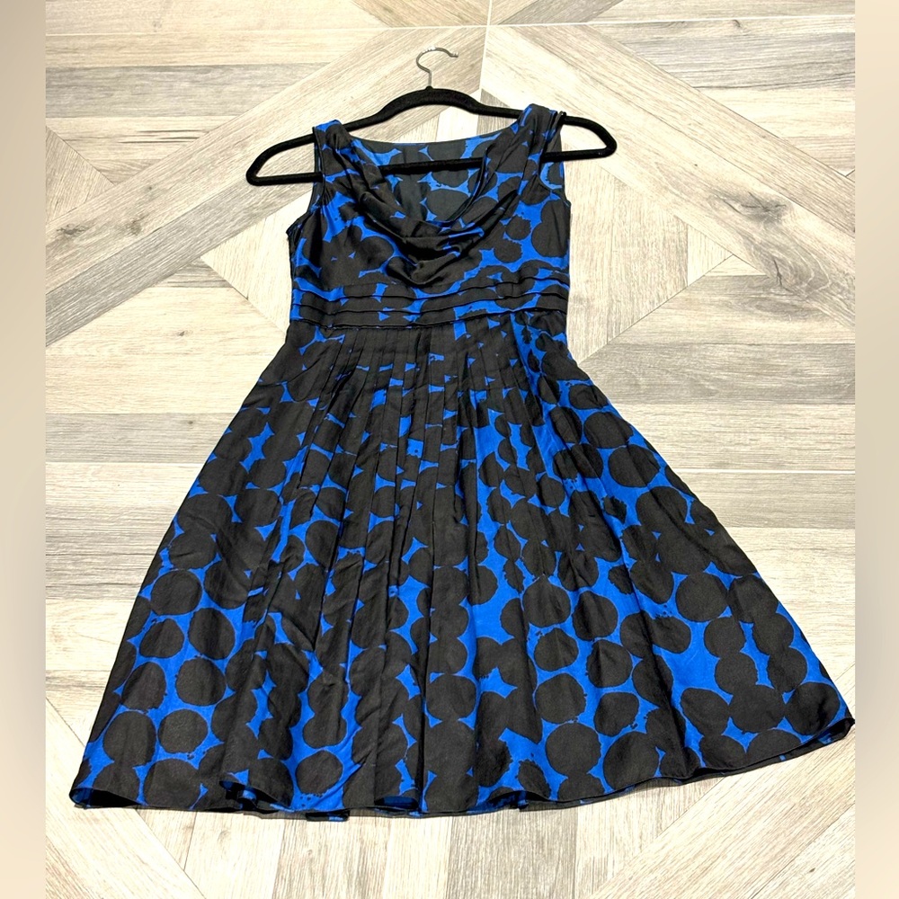 Moschino Women’s Dress, Blue & Black, 4, Made in Italy